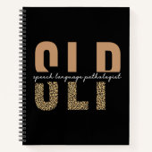 SLP-cheetah-afdrukcadeau Spraaktaalpatholoog Notitieboek (Voorkant)