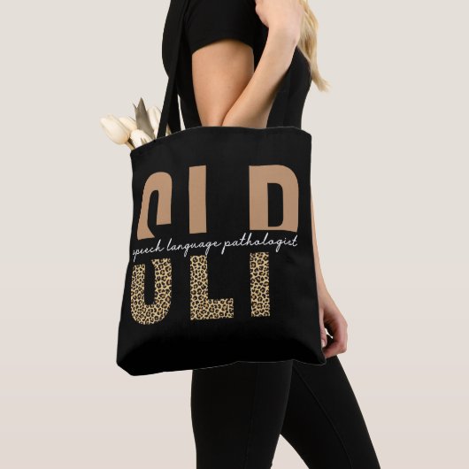 SLP-cheetah-afdrukcadeau Spraaktaalpatholoog Tote Bag (Dichtbij)