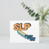 SLP die uit de Stem binnen komt Briefkaart (Staand voorkant)