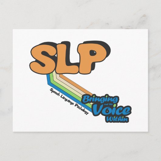 SLP die uit de Stem binnen komt Briefkaart (Voorkant)