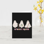 SLP Halloween Spooky Squad Grollen Outfit Vrouwen  Kaart (Gele Bloem)