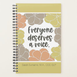 SLP! Kute, aangepaste dagelijkse planner