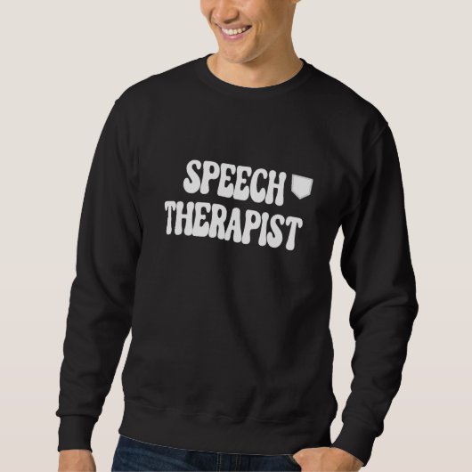 SLP Language Therapy Therapist Mental Health Speec Trui (Voorkant)