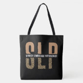 SLP luipaardprint Gespeechlogopedist geschenk Tote Bag (Voorkant)