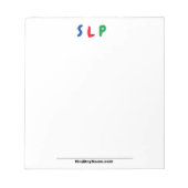 SLP-notitieblok Notitieblok (Voorkant)