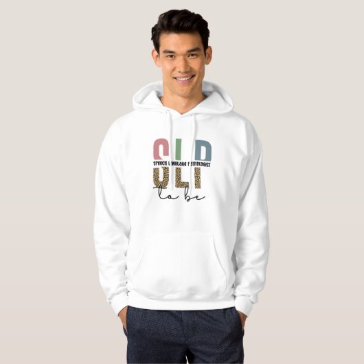 SLP om te worden - Toekomsttaal Patholoog cadeau Hoodie (Voorkant volledig)