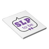 SLP om toekomstige spraaktaalpatholoog te worden Notitieblok (Schuin)