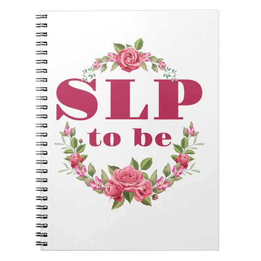 SLP om toekomstige spraaktaalpatholoog te worden Notitieboek (Voorkant)