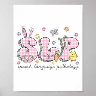 SLP Paastaal Pathologie Lente Speech Poster