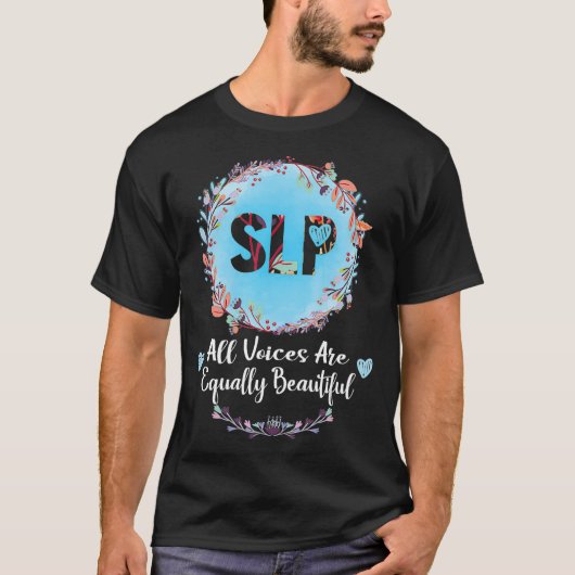 SLP Shirten Speech Language Pathologist giften T-shirt (Voorkant)