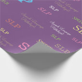 SLP (Speech language pathologist)-inpakpapier Cadeaupapier (Hoek)