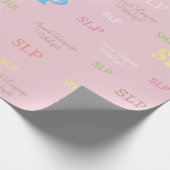 SLP (Speech language pathologist)-inpakpapier Cadeaupapier (Hoek)