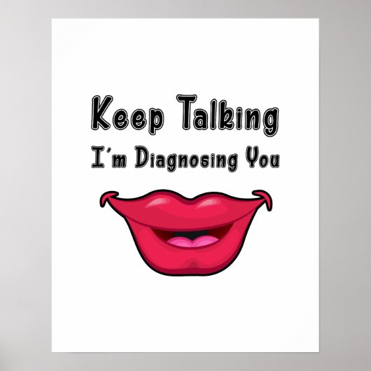 Slp Speech Language Pathology Gifts Poster (Voorkant)