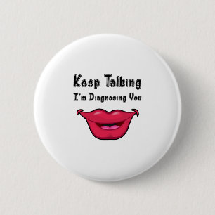 Slp Speech Language Pathology Gifts Ronde Button 5,7 Cm