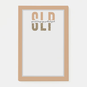 SLP Speech Language Patholoog Cheetah Post-it® Notes