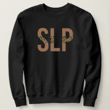 SLP Speech Language Patholoog Leopard Print