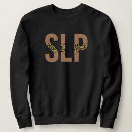 SLP Speech Language Patholoog Leopard Print Trui