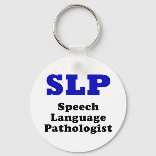 SLP Speech Language Patholoog Sleutelhanger (Voorkant)