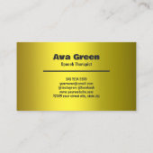 SLP Speech Specialist Visitekaartje (Achterkant)