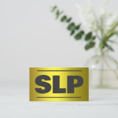 SLP Speech Specialist Visitekaartje (Staand voorkant)