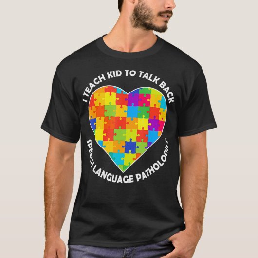 SLP, SpeechLanguagePathologist, SpeechTherapist, S T-shirt (Voorkant)