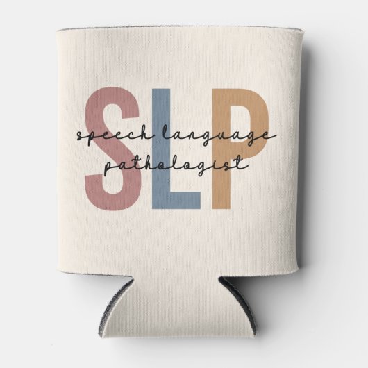 SLP Spraak-taalpatholoog Retro Blikjeskoeler (Voorkant)