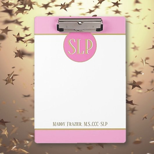 SLP (Spraakpatholoog) aangepast klembord! Klembord