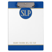 SLP (Spraakpatholoog) aangepast klembord! Klembord (Voorkant)