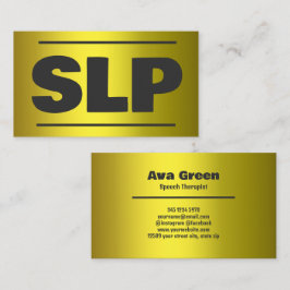 SLP Spraakspecialist Visitekaartje