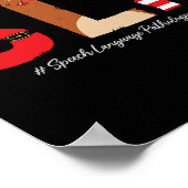 SLP Spraaktaal Patholoog Christmas SLP Sant Poster (Hoek)