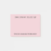 SLP (Spraaktaalpatholoog) post it notes (Voorkant)