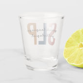 SLP-spraaktaalpatholoog Retro Shot Glas (Achterkant)