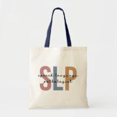 SLP-spraaktaalpatholoog Retro Tote Bag (Voorkant)