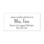 SLP-stempel | stempel voor spraaktaalpatholoog (Afrduk)