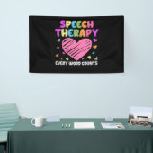 SLP-taalpatholoog en spraaktherapie Spandoek (Beurs)
