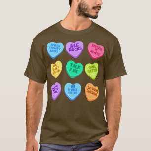 SLP Valentijnsdag Pastel Snoep Hart SLPA SpeechL T-shirt