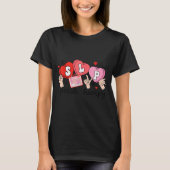 Slp Valentine's Day Speech Language Pathologist St T-shirt (Voorkant)