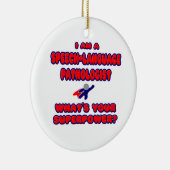 SLP.. Wat is je Superpower? Keramisch Ornament (Rechts)