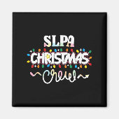 Slpa Christmas Crew Speech Pathology Istant Xma  Magneet (Voorkant)