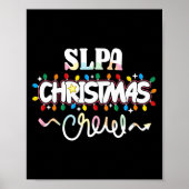 Slpa Christmas Crew Speech Pathology Istant Xma  Poster (Voorkant)