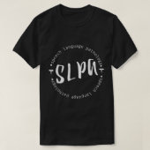 SLPA Shirt Speech Language Pathology Assistant GIF (Design voorkant)