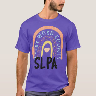 SLPA therapie II Elk woord telt T-shirt
