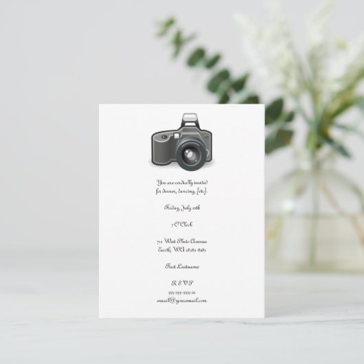 SLR-camera Kaart (Staand voorkant)