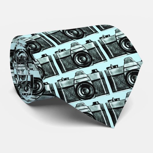 SLR-camera Retro Stropdas (Opgerold)