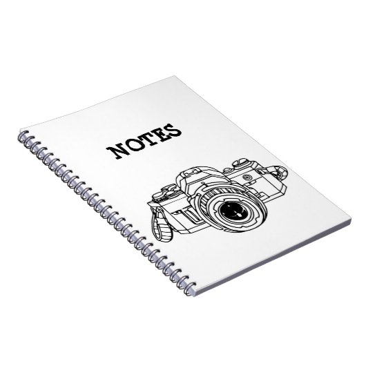  SLR-T-shirt van 35 mm Notitieboek (Rechterzijde)