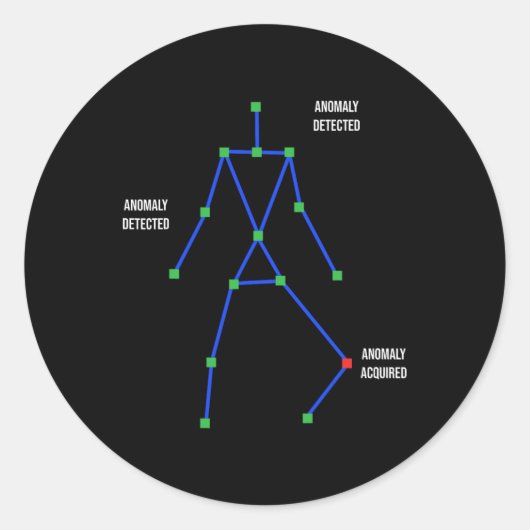 SLS Ghost Hunting Paranormal Investigation Ghost H Ronde Sticker (Voorkant)