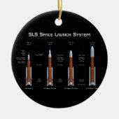SLS Space Launch System Keramisch Ornament (Voorkant)