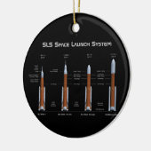 SLS Space Launch System Keramisch Ornament (Links)