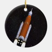 SLS Space Launch System Keramisch Ornament (Achterkant)