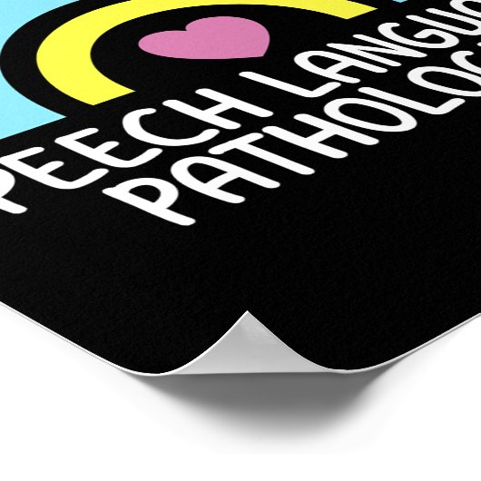 SLT Speech Language Patholoog Speech Therapy Poster (Hoek)